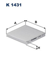 FILTRON K 1431 Filter, Innenraumluft für JEEP