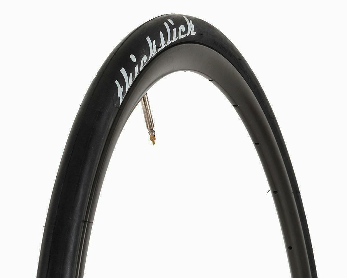 WTB Thickslick Comp 700c Slick Road Bike Tire white black WTB Thickslick Comp 700c Slick Road Bike Tire white black