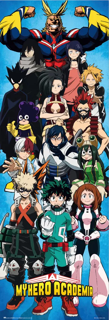 My Hero Academia - Anime TV Show Door Poster (All Characters) (Size: 21 x  62)