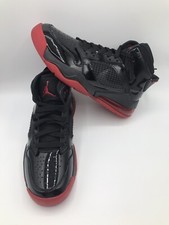 New Nike Air Jordan Mars 270 GS Patent Leather Black Red Size 6.5Y BQ6508-006