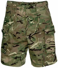 Genuine British Army MTP Combat Shorts Camo Hot Weather Multi Terrain PCS UK