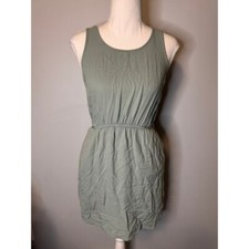 Forever 21 Women's Green Sleeveless Dress