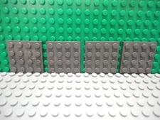 Lego 4 Classic Dark Gray 4x4 base plate