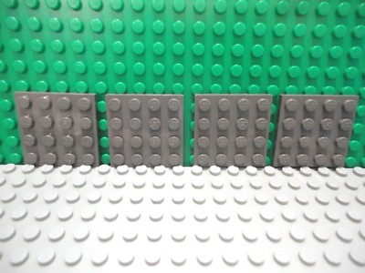 Lego Classic Dark Gray 4x4 base plate