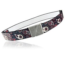 Elastic Belts for Women  Men Adjustable Flat Buckle Invisible Stretch Belts ...