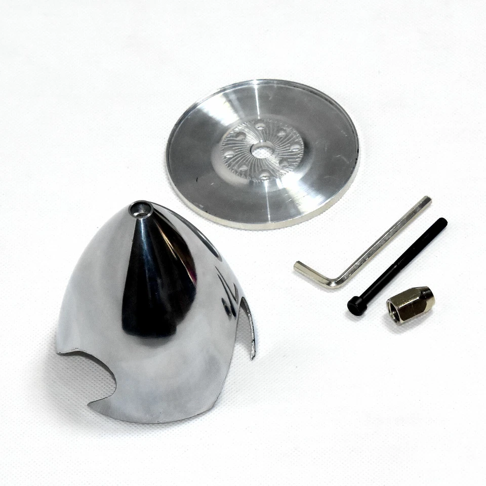 3 Slot 64mm 2.5in Aluminum Spinner for Gasoline Engine RC Airplane 3 blades prop - Image 2 of 4