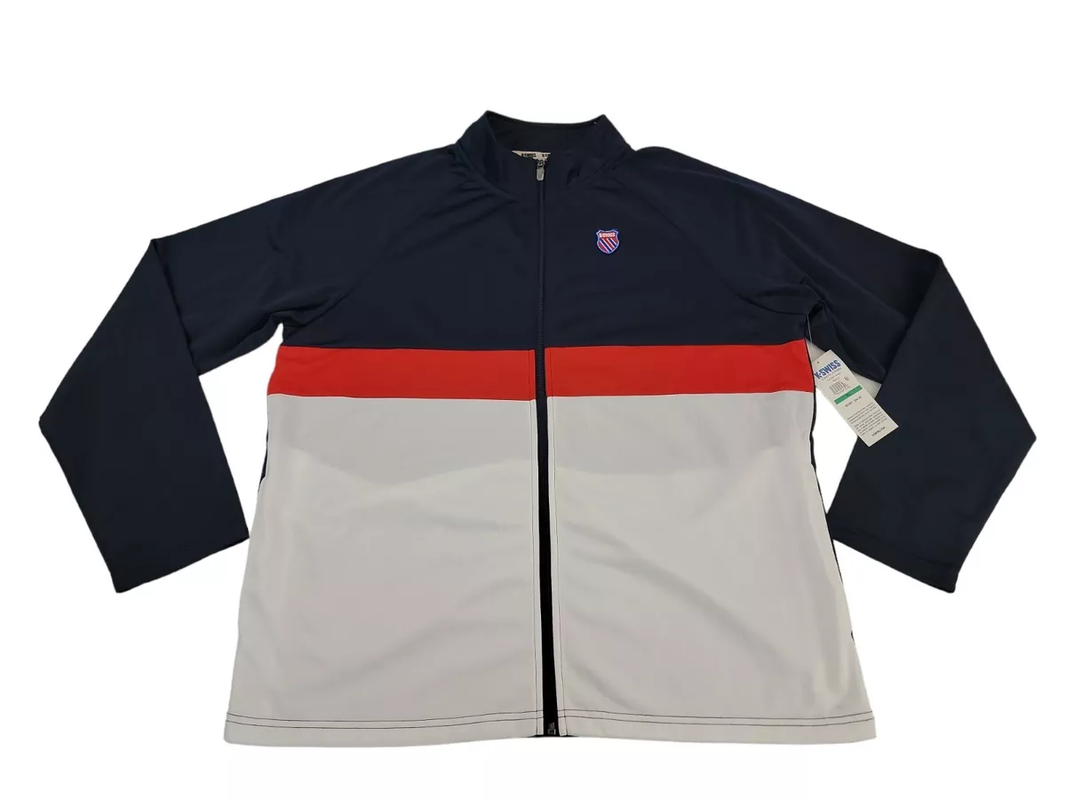 COLOR BLOCK LOGO TRACK JACKET