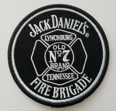 1 Jack Daniels Fire Brigade Lynchburg Tennessee Old No 7 Brand 3.5'' Patches NEW