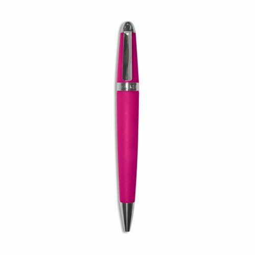 XONEX Soft Twist Silicon Ballpoint Pen SUNSET PINK 44510 blue ink