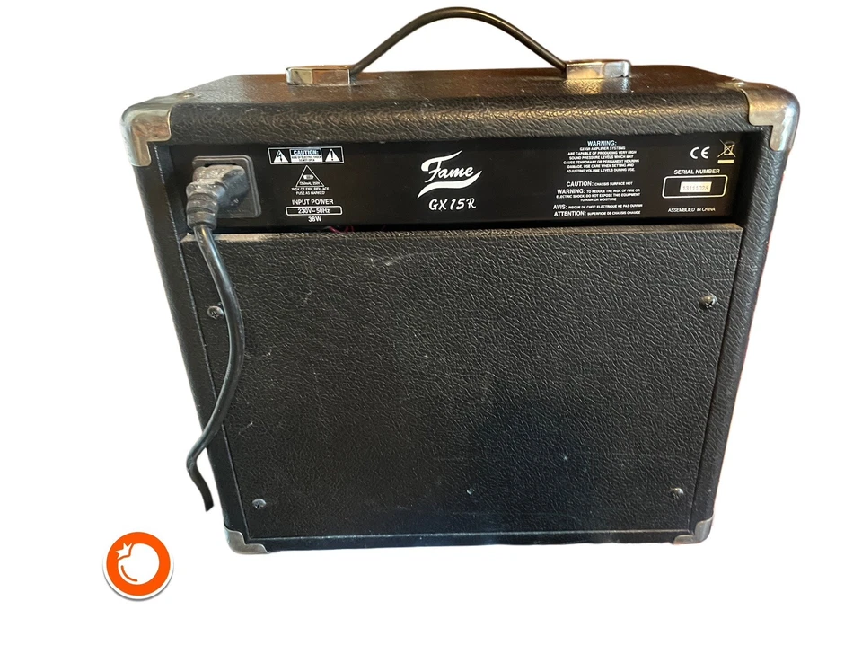 Fame GX-15R Combo, Gitarrenverstärker, 38 Watt, Transistor, E-Gitarre Verstärker - Bild 2 von 4