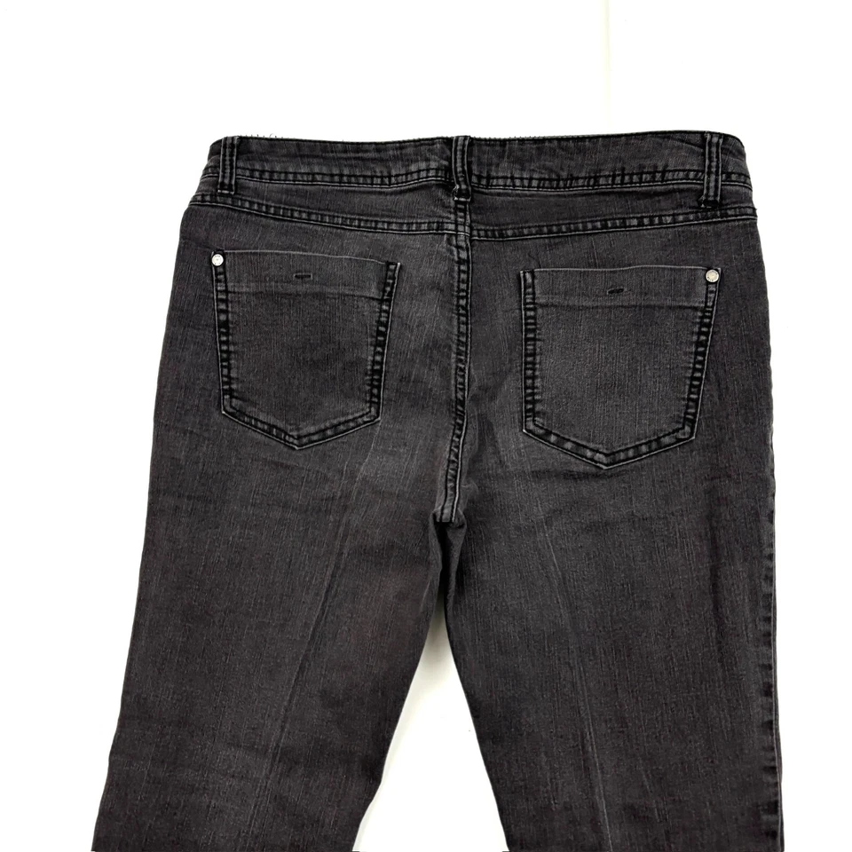 Elle Skinny Women's size 14 Black Denim Jeans - Image 4 of 4