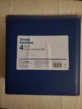 Simply essential bed bath & beyond 4 pieces bath accessories set