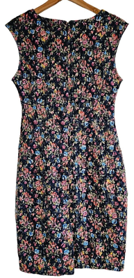 JOE BROWNS Navy Blue Floral Lace Dress - Size 14 - Lined Pencil Wedding - A65 | eBay JOE BROWNS Navy Blue Floral Lace Dress - Size 14 - Lined Pencil Wedding - A65 | eBay