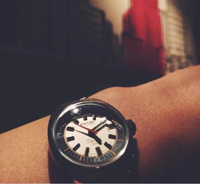 Antique Rare Enicar sherpa 600 Automatic 1970's Divers Women's watch Automatic - Image 2 of 4