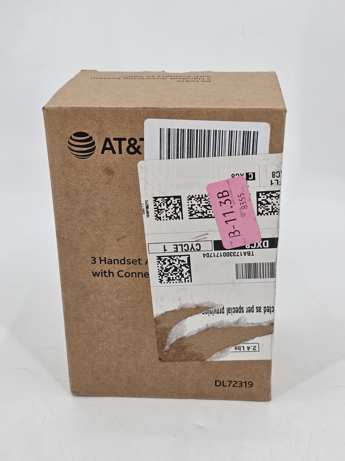 AT&T DL72319 3-Handset Cordless DECT 6.0 Answering System W/Connect To Cell