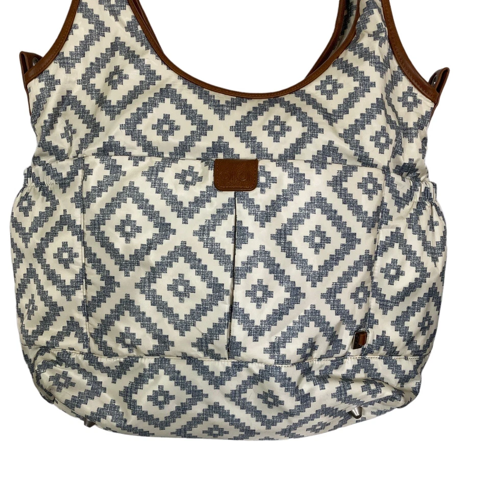 Bolso de Pañales OiOi Hobo Grande Gris Azteca Multibolsillo 15x12.5 Foto 3 de 4