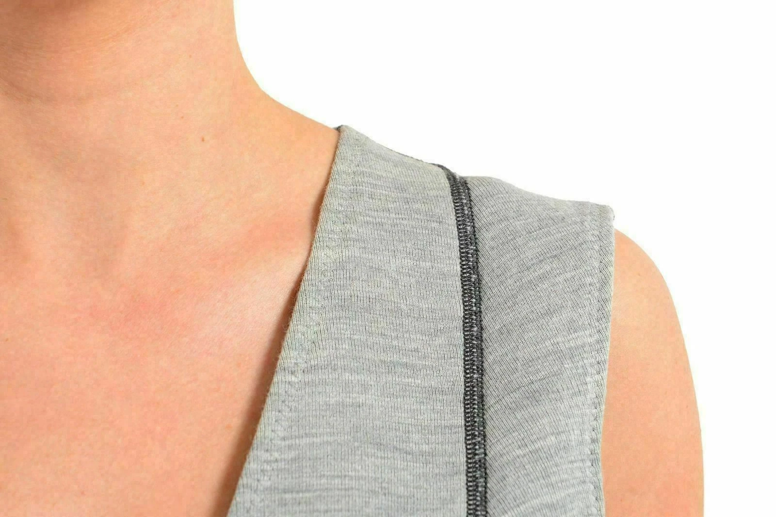 Abito senza maniche Maison Margiela ""1" donna grigio lana US M IT 42