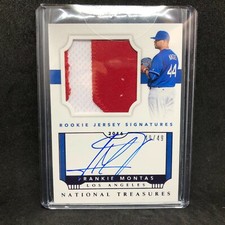 FRANKIE MONTAS 2016 National Treasures Rookie Jersey Patch Auto 49/49 #RJSV-FM