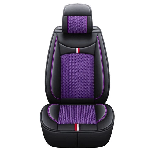 For Chevrolet Car Seat Cover Full Leather Ice Silk Car 5 Seats Universal Set Fit - Bild 17 von 28