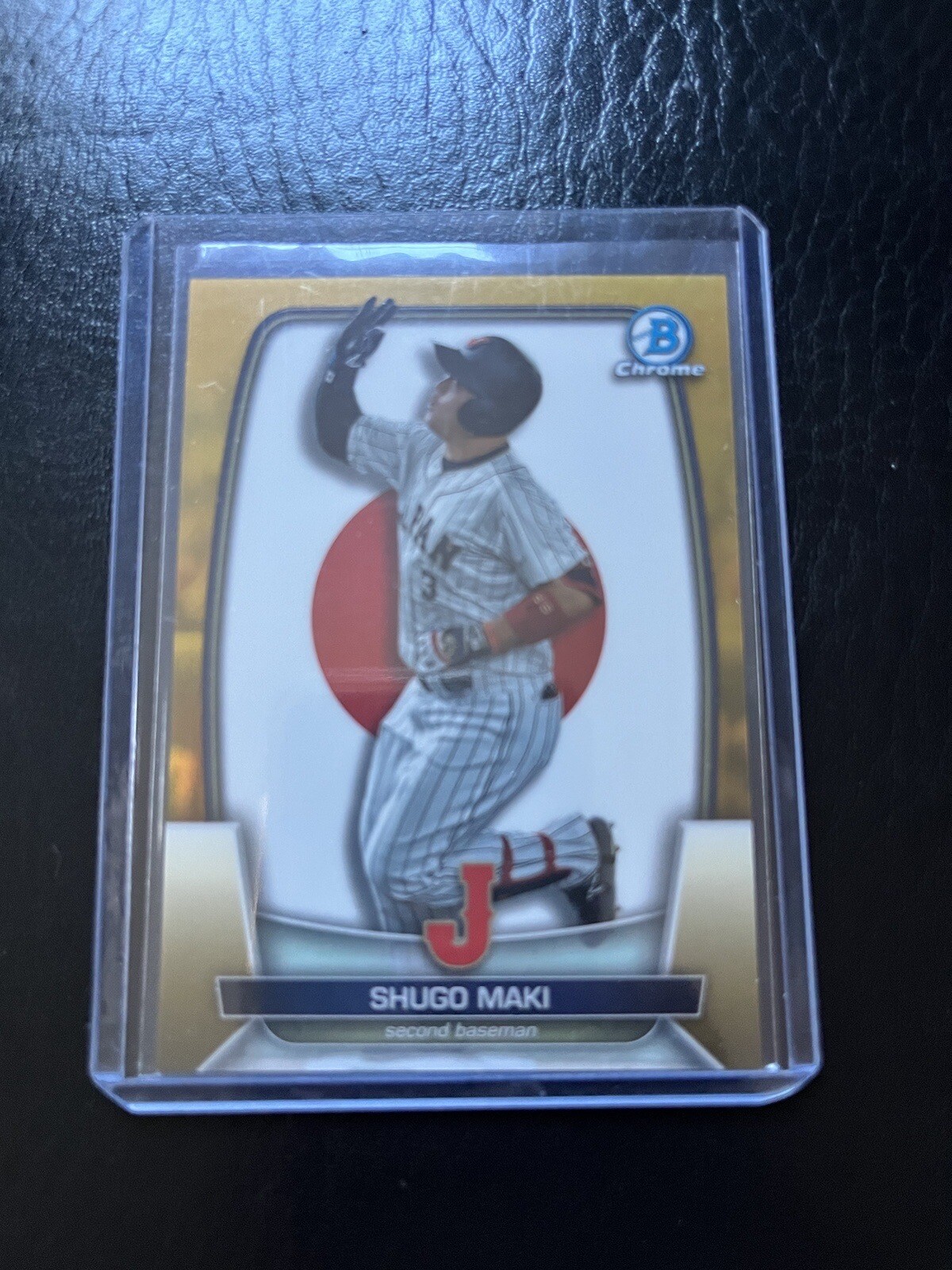 2023 Bowman Chrome WBC World Classic SSP Shugo Maki Gold 42/50 #WBC 40 JAPAN