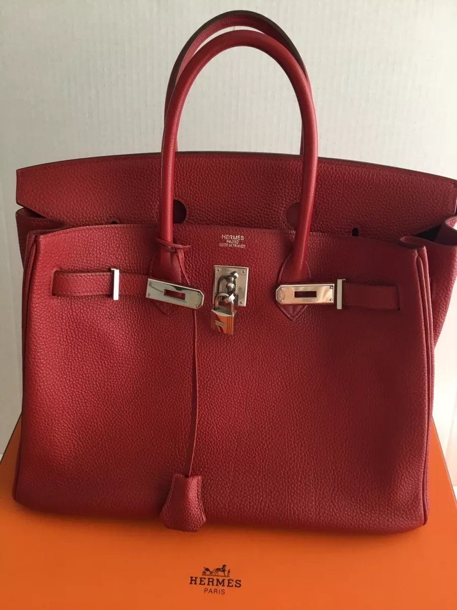 red birkin bag