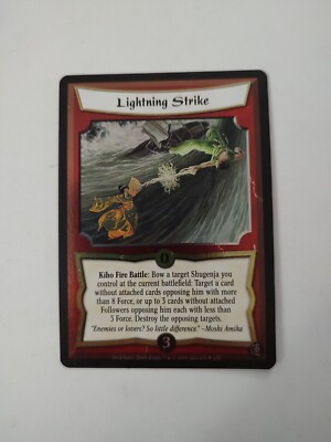 Lightning Strike Foil - Rise of the Shogun - Legend of the Five Rings L5R CCG NM