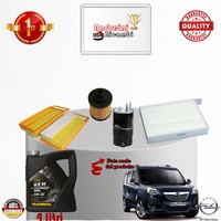 Inspektionskit Filter + ÖL Xopel Combo D 1.6 Cdti 66KW 90CV Von 2013->