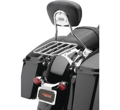 Cobra Detachable Backrest Kit Tall Chrome 602-2012