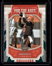 Baker Mayfield 2019 Panini Legacy #FTA-BM For the Ages Green SN Cleveland #/100