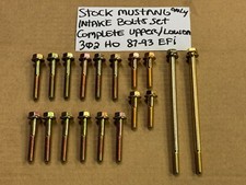 86-87-93 Ford Mustang Gt 302 Ho Upper Lower Intake Manifold Bolts Set Efi New 86-87-93 Ford Mustang Gt 302 Ho Upper Lower Intake Manifold Bolts Set Efi New