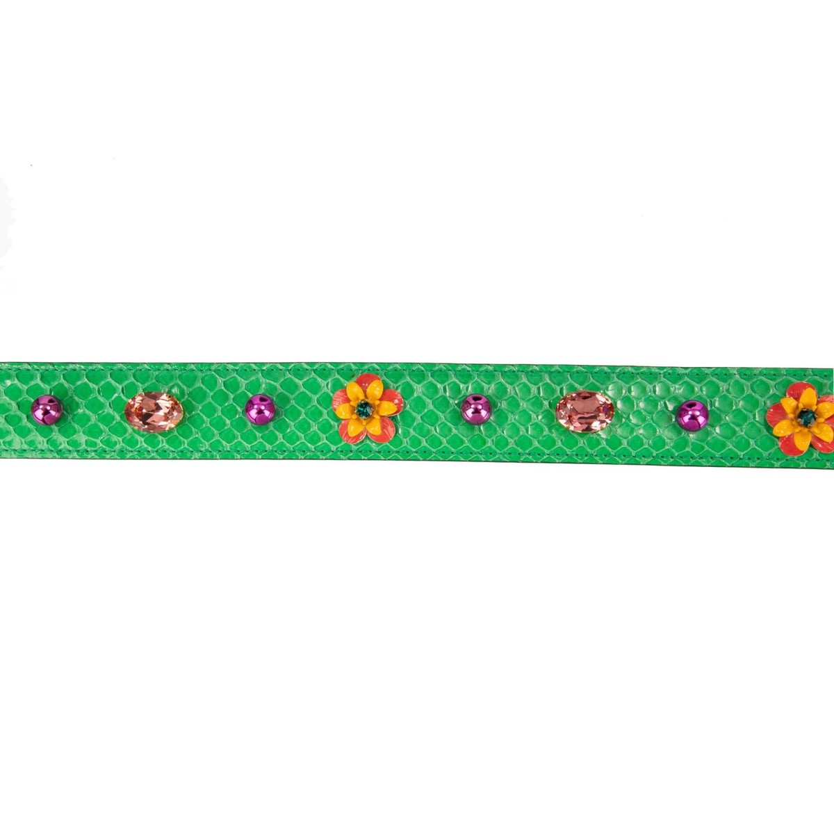 【DOLCE&GABBANA】ハイウエスト スパンコール ブリーフ DOLCE & GABBANA Pearl Crystal Flower Snake Leather Bag Strap