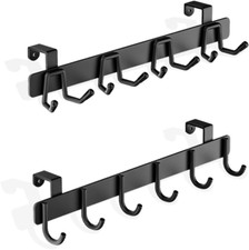 2 Pack over the Cabinet Door Hook - for Doors up to 3/4'' 2Cm Thickness, Back o