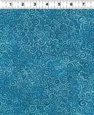 Laurel Burch BASIC SWIRL AQUA Y1293-33 by the Yard