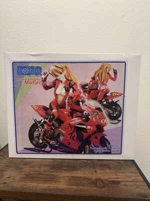 Sparkle Evangelion Asuka motorcycle model figure 1/6 fully painted Super Rare!