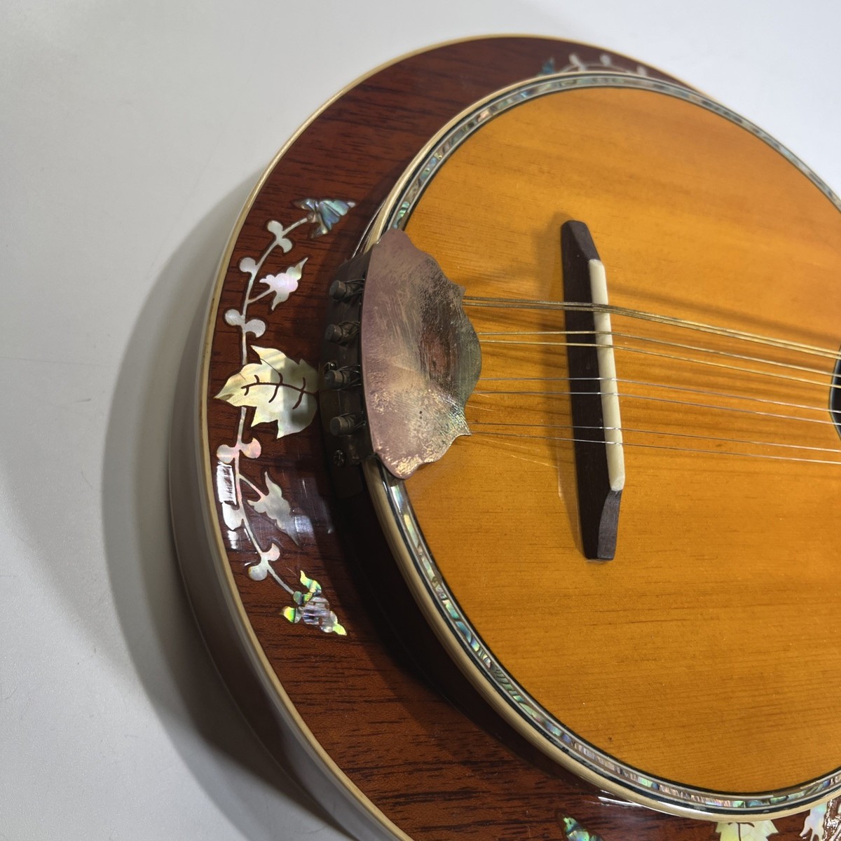 アントニオ ツァイ マンドリン Antonio Tsai Acoustic Mandolin Banjolin Inlaid Mother Of Pearl 8