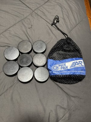 A & R Puck Pack Regulation Hockey Pucks