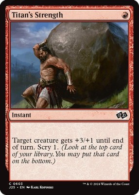 2024 Magic: The Gathering: J25 - Titans Strength (#603, C, Near Mint)