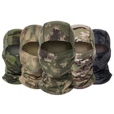 Camo Balaclava Face Mask UV Protection Ski Sun Hood Tactical Masks for Men Women