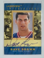 ■NFL Dave Brown auto autograph