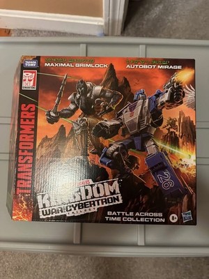 TRANSFORMERS Mirage Autobot & Grimlock Maximal - KINGDOM WFC Battle Across Time