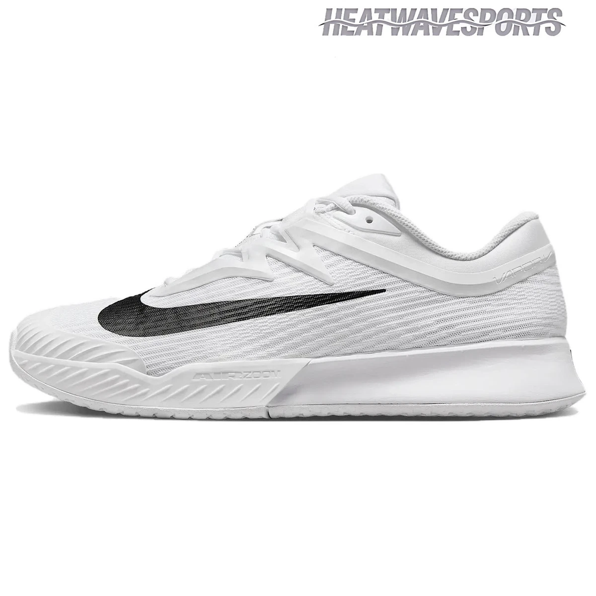 Preços baixos em NikeCourt Air Zoom Vapor Pro White Black | eBay