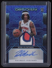 2024-25 Obsidian #RJI-BOB Bobi Klintman RC Jersey AUTO Deep Sea Mojo 5/5 BOOKEND