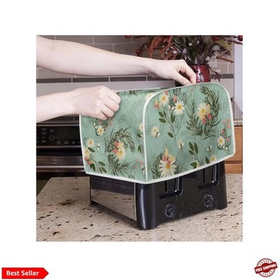 Toaster Dust Cover 2 Slice, Microwave Toaster Oven Grill Stain Resistant Dust...