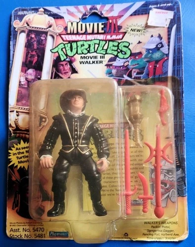 Teenage Mutant Ninja Turtles Movie III Walker Figure Vintage 1992 Sealed - NEW