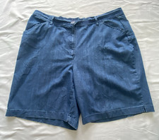 White Stag Womens 18 Blue Denim Patch Pockets...