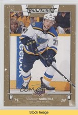 2017-18 Upper Deck Compendium Gold Vladimir Sobotka #224 READ i8h