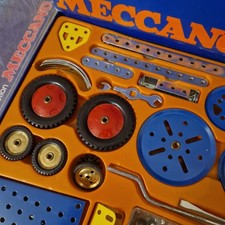 MECCANO BOITE COMPLÉMENTAIRE 6A bleu uni boite rouge EUR 30,00 - FR