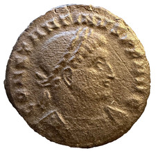 Constantine I The Great Treviri Roman Empire Bronze Coin INVICTO COMITI Follis