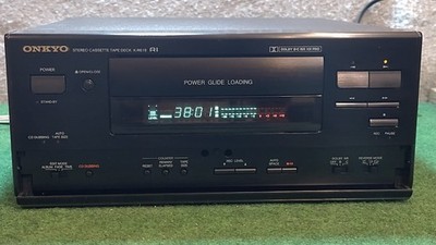 ONKYO Kassettenrekorder Tapedeck K-R619 MIDI technisch optisch 1a, FB-Kabel, BDA