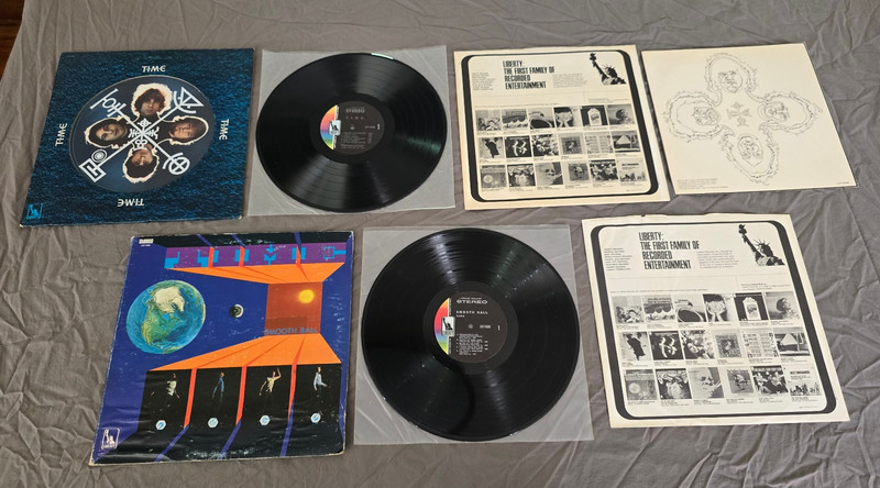 1st Press Psych T.I.M.E. LP Lot TIME 1968 S/T Self-titled Smooth Ball OIS Insert